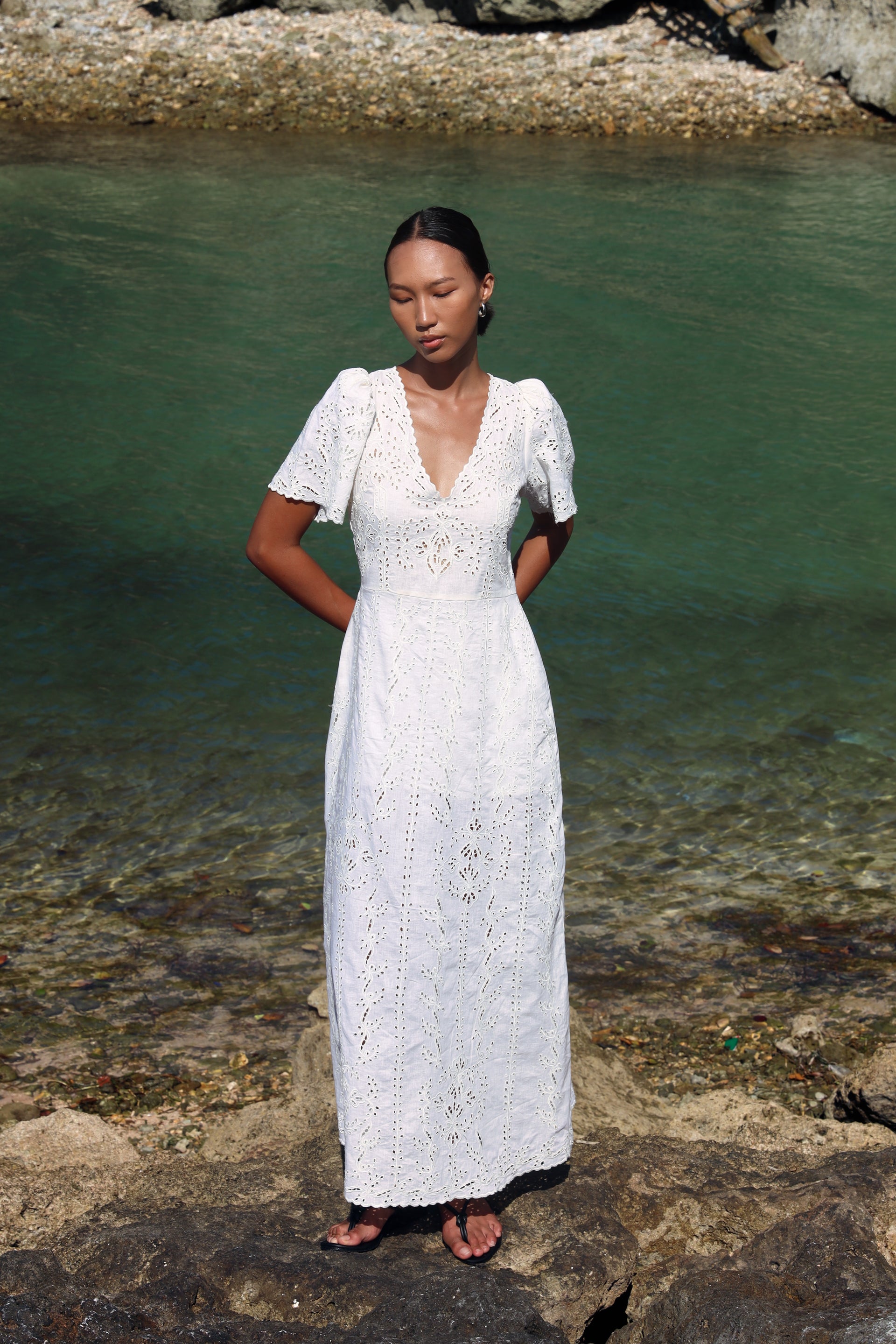 Astrid Embroidered Maxi Dress