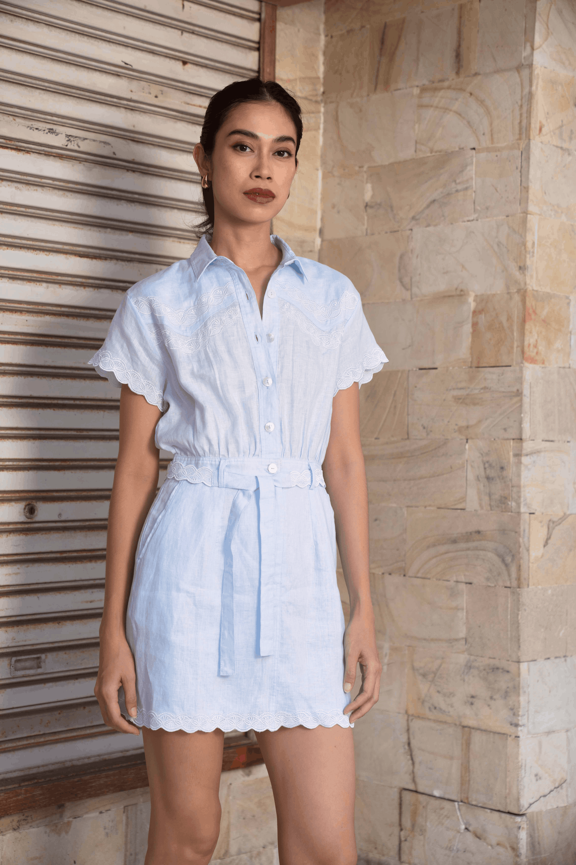 sachin and babi light blue dress Effortlessly Put Together Blue Embroidered Dress  Shop the Mint