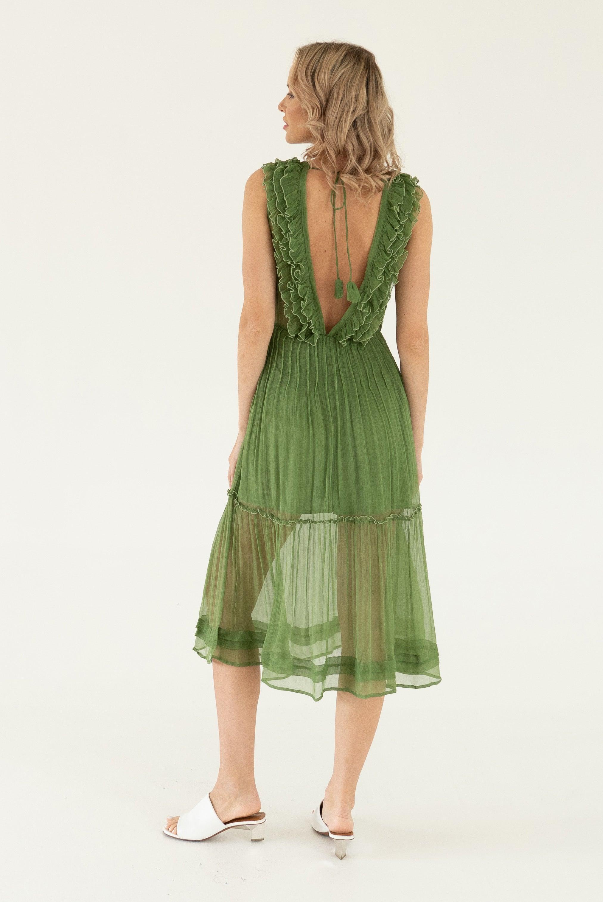 Cinnamon Silk Chiffon Dress Cinnamon Silk Chiffon Dress