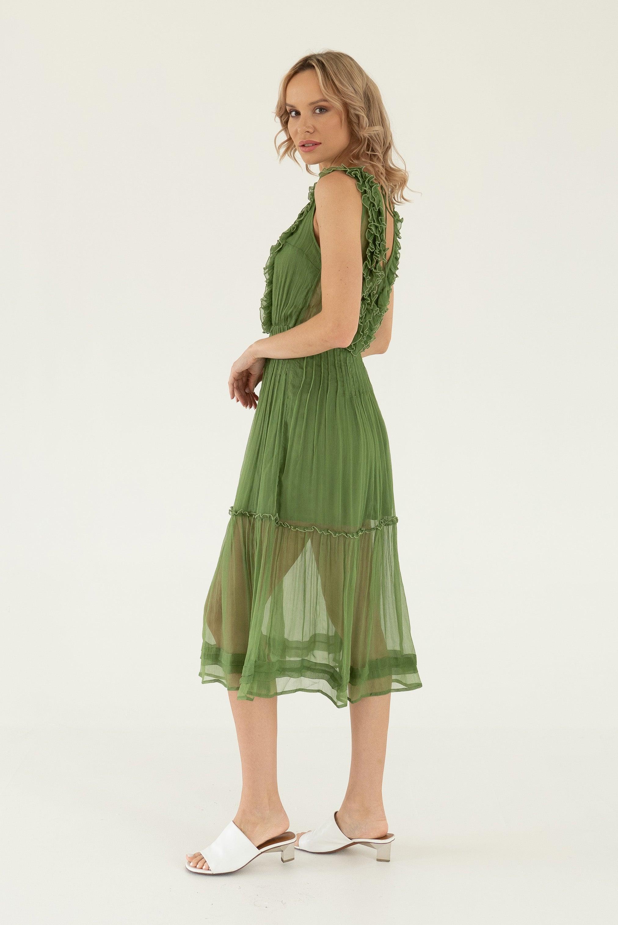 Cinnamon Silk Chiffon Dress Cinnamon Silk Chiffon Dress