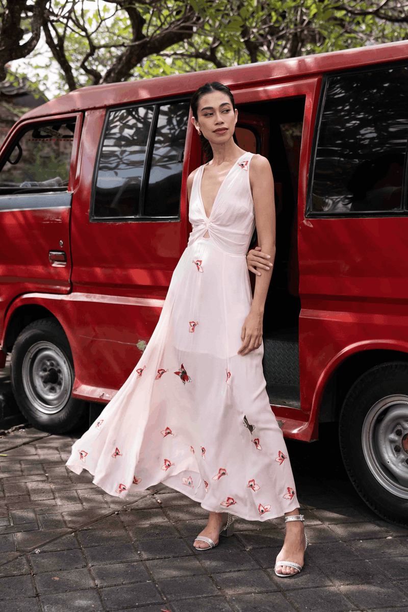 Nayeli Embroidered Maxi Dress